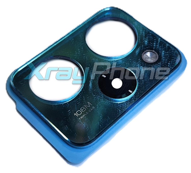 شیشه لنز دوربین با فریم شیائومی Poco X5 Pro | اصلی روکاری
